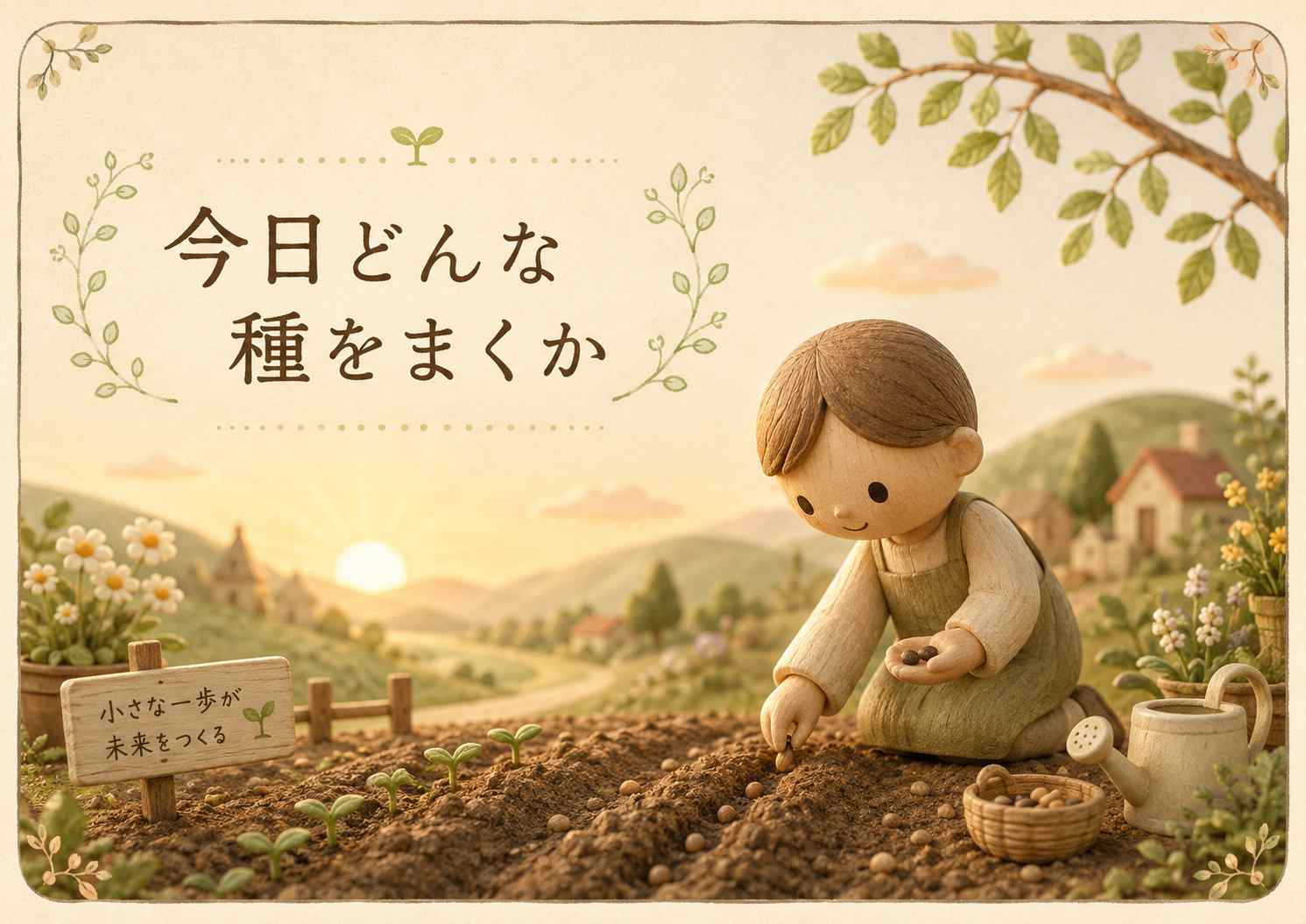 【社労士ブログ】今日どんな種をまくか