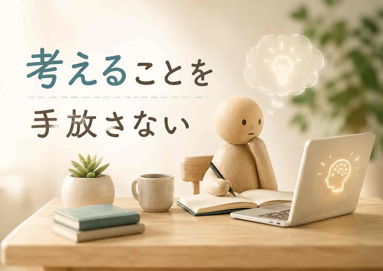 考えることを手放さない