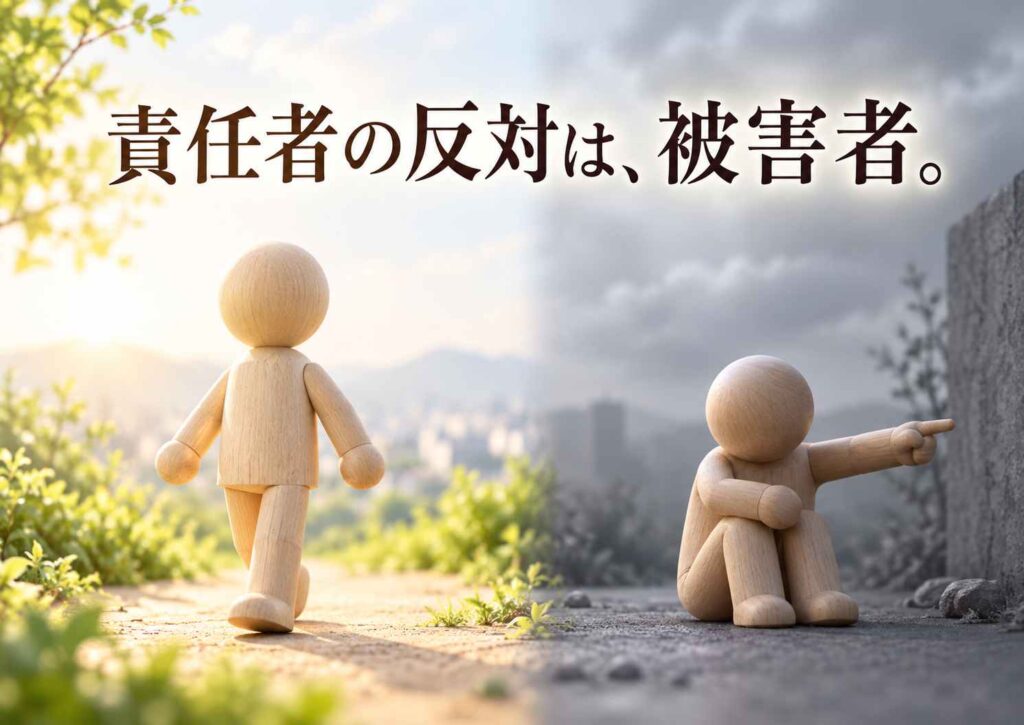 責任者の反対は、被害者
