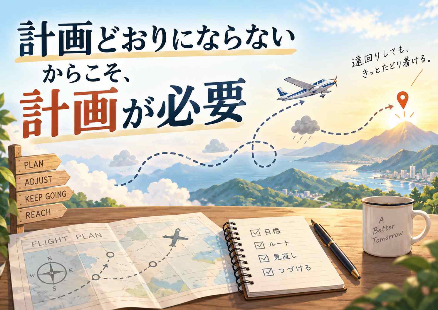 計画通りにならないからこそ、計画が必要